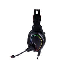 Tracer Raptor V2, GameZone, 2.0, RGB világítás, 50mm, 2x Minijack + USB, Fekete, Vezetékes headset