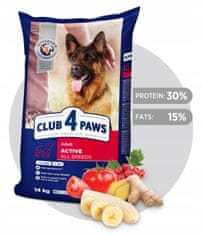 Club4Paws Premium szárazeledel minden fajta aktív kutyának Active14 kg