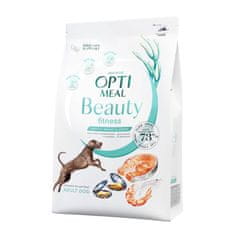 OptiMeal Beauty FITNESS GRAIN FREE gabonamentes teljes értékű szárazeledel minden fajtájú felnőtt kutyának - Egészséges testsúly és ízületek 1,5 kg