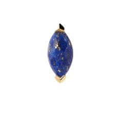 PDPAOLA Aranyozott single fülbevaló Lapis Lazuli Nomad Vanilla PG01-057-U - 1db