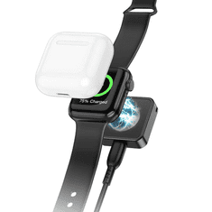 Hoco CW55 Apple Watch töltő - Ezüst (HC615693)