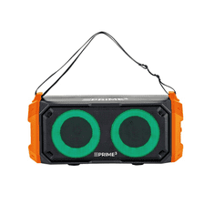 Prime APS32 "BANG!" Hordozható bluetooth hangszóró karaoke funkcióval - Fekete/Narancssárga (APS32)