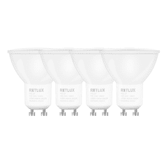 Retlux REL 37 LED izzó 5W 425lm 3000K GU10 - Meleg fehér (4db) (REL 37)