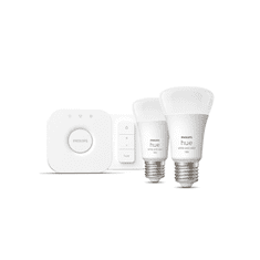 PHILIPS Hue White and colour ambience 8719514291379 intelligens fényerő szabályozás Intelligens világítás készlet Bluetooth/Zigbee Fehér 11 W (929002468805)