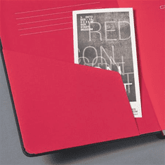 Sigel Conceptum Red Edition 194 lapos A4 vonalas jegyzetfüzet - Fekete-piros (CO661)