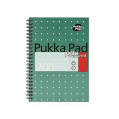 Pukka Pad Metallic Jotta 100 lapos A5 kockás spirálfüzet (JM021-SQUARED)
