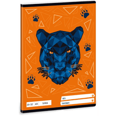 Ars Una Black Panther 32 lapos A5 sima füzet (53610829)