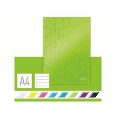 LEITZ WOW jegyzettömb és jegyzetfüzet A4 80 lapok Zöld (46251054)