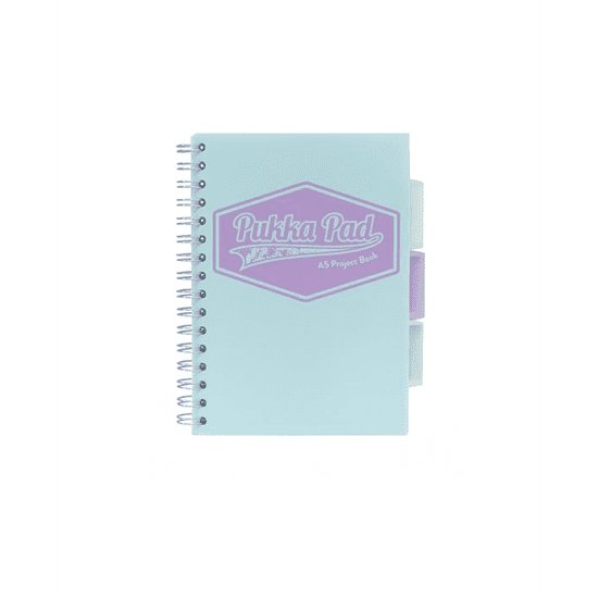 Pukka Pad Pastel Projekt Book 100 lapos A4 vonalas spirálfüzet vegyes szín (8630-PST)