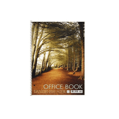 SHKOLYARYK "Office book" 80 lapos A4+, kockás spirálfüzet tájképes (ár/db) (A4-CC-080-6502K)