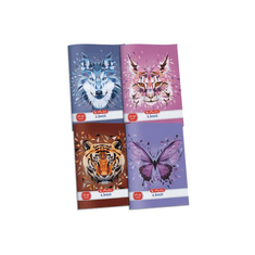 Herlitz x.book: Wild Animals 32 lapos A5 négyzetrácsos füzet - Többféle (9545468)