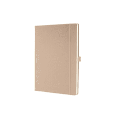 Sigel Conceptum 97 lapos A5 kockás jegyzetfüzet - Bézs (CO650)