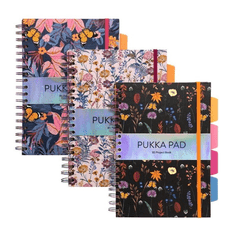 Pukka Pad Project Book Bloom 200 oldalas B5 vonalas spirálfüzet - Többfajta (A15546021)