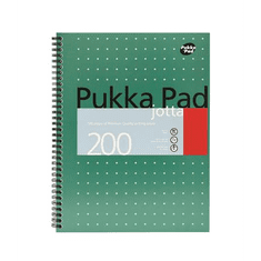 Pukka Pad Metallic Jotta 100 lapos A4+ Négyzetrácsos spirálfüzet (JM018-SQUARED)