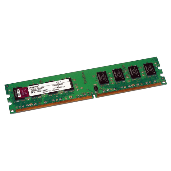 Kingston Technology ValueRAM 2GB DDR2-800 memóriamodul 1 x 2 GB 800 MHz (KVR800D2N6/2G)