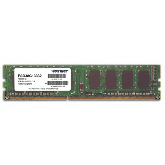 Patriot 8GB DDR3 1333MHz Signature CL9 (PSD38G13332)