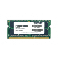 Patriot 8GB DDR3 1600MHz SODIMM (PSD38G16002S)