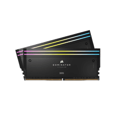 Corsair 96GB / 6400 Dominator Titanium RGB (Intel XMP) DDR5 RAM KIT (2x48GB) (CMP96GX5M2B6400C32)