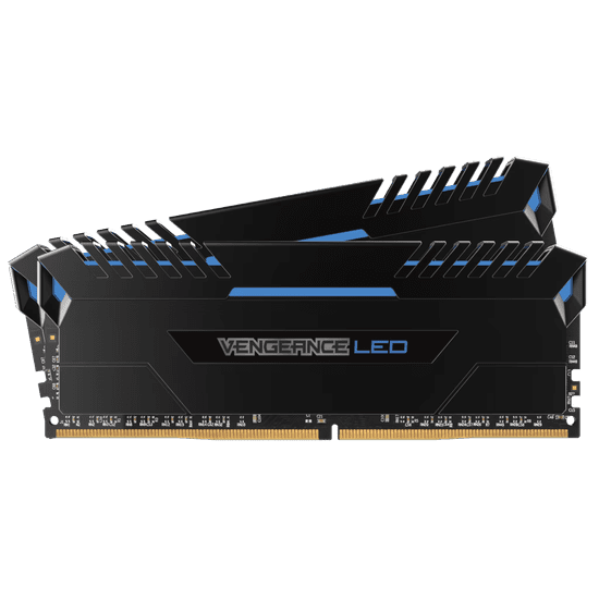 Corsair 16BG / 2666 Vengeance LED DDR4 RAM KIT (2x8GB) - Kék LED