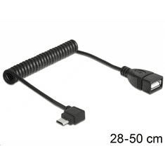 DELOCK 83354 USB micro-B apa > USB 2.0-A anya OTG csavaros kábel (83354)