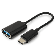 Gembird Cablexpert USB 2.0 OTG Type-C adapter kábel (CM/AF) 20cm (A-OTG-CMAF2-01) (A-OTG-CMAF2-01)