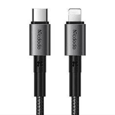 Mcdodo CA-2850 USB-C apa - Lightning apa 2.0 Adat és töltő kábel - Fekete (1.2m) (CA-2850)