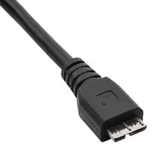 Akyga AK-USB-26 USB-A apa - Micro USB SuperSpeed apa 3.0 Adatkábel - Fekete (0.5m) (AK-USB-26)