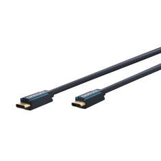 ClickTronic 45132 USB-C apa - USB-C apa 3.2 Gen1 Adat és töltő kábel 2m - Szürke (45132)