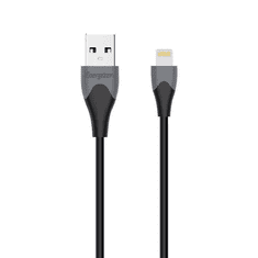 Energizer USB-A apa - Lightning apa 2.0 Adat és töltő kábel - Fekete (1.2m) (3492548221899)