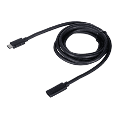 Unitek C14086BK-1.5M USB Type-C anya - USB Type-C apa 3.2 Adat és töltő Kábel - Fekete (1.5m) (C14086BK-1.5M)