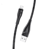 USB apa - Lightning apa töltő és adat kábel 1m - Fekete (SJ391USB01)