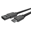 USB-A apa - USB-C apa töltőkábel 1.2m - Fekete (T700TCU3)