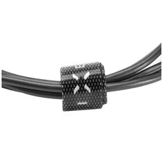 FIXED Cable USB-C apa - USB-C apa Adat és töltőkábel - Fekete (1m) (FIXD-CC-BK)