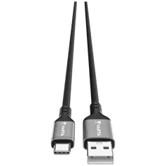 Varta 57935101111 USB-A apa - USB-C apa Adat és töltő kábel - Fekete (2m) (57935101111)