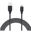 Aukey CB-AM2 USB-A apa - USB-B apa 2.0 Adat és töltő kábel - Fekete (2m) (CB-AM2 BLACK)