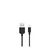 U-TURN USB-A apa - Lightning apa 2.0 Adat és töltőkábel - Fekete (1m) (IPUSBXD01)