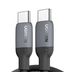 Ugreen US563 USB-C apa - USB-C apa 2.0 Adat és töltő kábel - Fekete (2m) (15285)