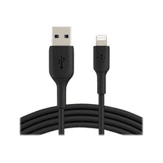 Belkin USB apa - Lightning apa Adat- és töltőkábel 3m - Fekete (CAA001BT3MBK)