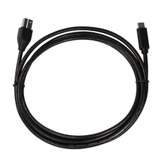 LogiLink USB-C apa - USB-B apa Nyomtató kábel 1m - Fekete (CU0162)