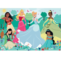 Clementoni Supercolor Maxi Disney hercegnők - 104 darabos puzzle (23767)