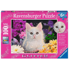 Ravensburger Csillogó macska - 100 darabos XXL puzzle (13358)