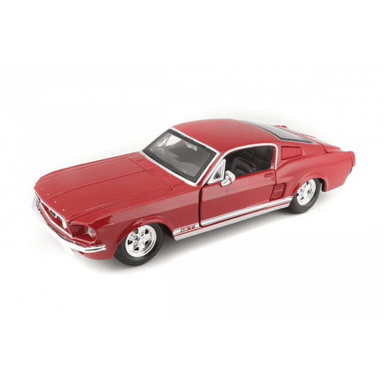 Maisto Ford Mustang GT 1967 Piros autó fém modell (1:24) (10131260RD)