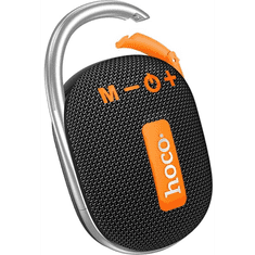 Hoco HC17 Hordozható Bluetooth Hangszóró - Fekete/Narancssárga (HC17 BLACK)