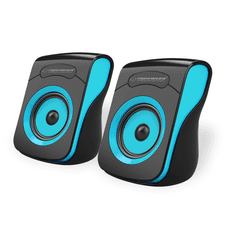 Esperanza Flamenco USB Stereo 2.0 Hangszóró - Fekete/Kék (EP140KB)