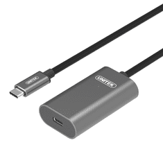 Unitek U305A USB-C aktív hosszabbító 5m - Fekete (U305A)
