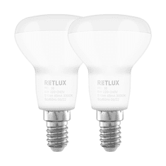 Retlux REL 38 LED R50 izzó 6W 510lm 3000K E14 - Meleg fehér (2db) (REL 38)