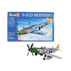 REVELL P-51D Mustang vadászrepülőgép műanyag modell (1:72) (MR-4148)