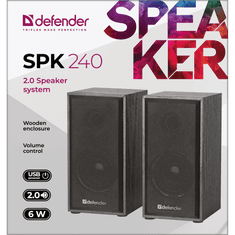 Defender SPK-240 2.0 hangfal - fekete (65224)