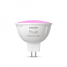 Philips Hue White and colour ambience 8719514491403 intelligens fényerő szabályozás Intelligens izzó Bluetooth/Zigbee Fehér 6,3 W