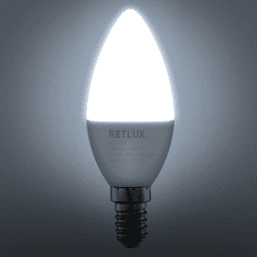 Retlux RLL 428 LED C37 izzó 6W 510lm 6500K E14 - Természetes fehér (RLL 428)